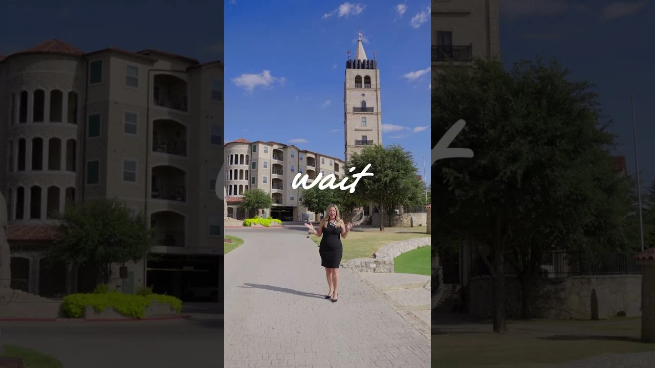 Agent presenting in front of the Adriatica bell tower in an FLM Reel
